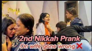 NIKKAH PRANK ON MY WIFE( SPECIAL VLOG 2024 ) ⬅️