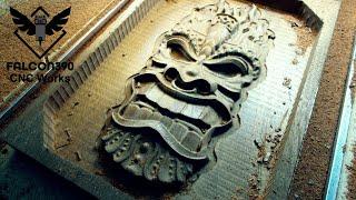 Making a Polynesian Mask with a Desktop CNC Router.