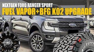 NextGen Ford Ranger Sport 4x4 AT Change Tire & Mags / BFGoodrich 265/65R18 & Fuel Vapor 18"