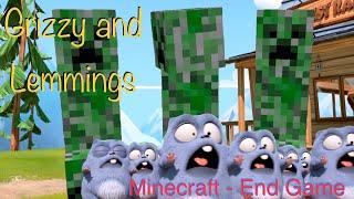 Grizzy and Lemmings - Minecraft Pt3 - End Game - E24