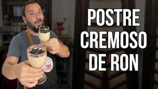 ¡Cómo hacer un Postre Cremosito de Ron con Pasas! | Receta Fácil