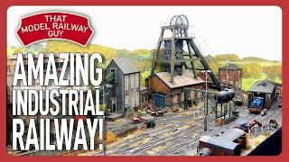 THIS MODEL RAILWAY HAS SO MUCH DETAIL!!! - R&J Colliery - An Industrial 00 Gauge Model Railway