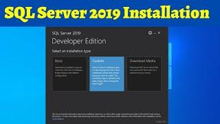 04 Install SQL Server 2019 with custom option | Install SQL Server 2019