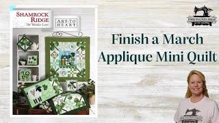 Finish the Snapplique March Mini Quilt, Giveaway Friday! The Stitchuation Room, 2/28/25