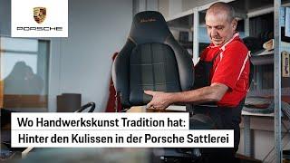 Hier hat Handwerk Tradition: Hinter den Kulissen in der Porsche Sattlerei