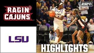 Louisiana Ragin’ Cajuns vs. LSU Tigers | Full Game Highlights | ESPN College Basketball