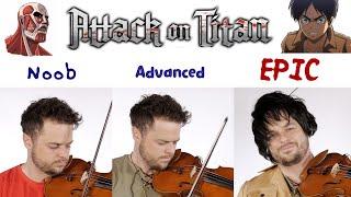 5 Levels Of "Attack On Titan" Music: Noob to Epic