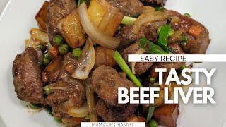 How To Cook Tasty Beef Liver | Easy Recipe | Mum Cor Channel