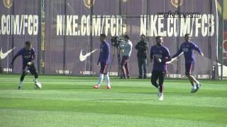 FC Barcelona training (March 7, 2015)