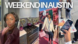 WEEKLY VLOG: my first silk press, weekend in austin, brand events, princess polly haul w/ code!