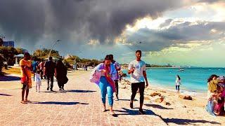 kish  2021- 4k - walking on Marjan  Beach | پارک ساحلی مرجان کیش