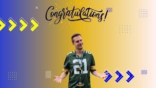 Congratulations @TomGrossiComedy !! NFL Fan of the Year!!!