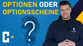 Optionsscheine vs Optionen  |@EichhornCoaching bei CapTrader | Vermögensverwalter Alexander Eichhorn