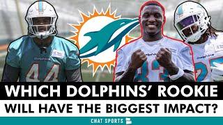 Ranking Which Miami Dolphins Rookies Will Have The BIGGEST Impact In 2024