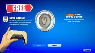 i found a FREE V-BUCKS glitch in Fortnite.. (it actually works)