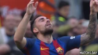 Gol de PACO ALCACER  Barcelona vs Athletic Bilbao 1-0 [La Liga] 04/02/2017
