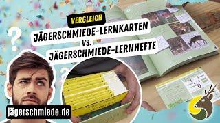 Vergleich: Jägerschmiede-Lernkarten vs. Jägerschmiede-Lernhefte