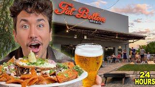 Eating The Best BAR Food For 24 Hours…(SURPRISING)