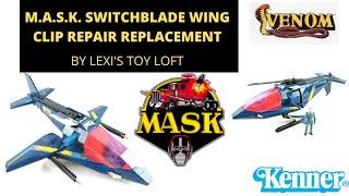 MASK SWITCHBLADE WING CLIP REPAIR REPLACEMENT HOW TO REPLACE THE CLIP KENNER TOY VINTAGE M.A.S.K.