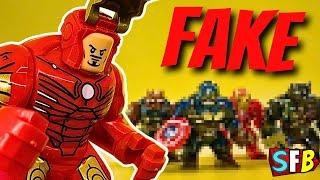 Fake Lego Marvel BIG FIG Review | (Avenger’s been lifting!)