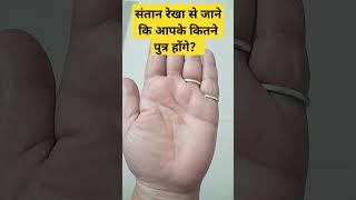 the santan rekha,on your palm, can indicate whether you'll have a son or a daughter#palmistry#nisha