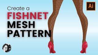 How to Create a Fishnet Mesh Texture Pattern Swatch in Illustrator