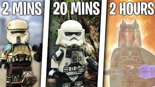 I Build a LEGO EMPIRE in 2 Mins, 20 Mins, and 2 Hours!