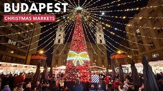 Budapest Christmas Markets Walking Tour 2024  | Advent Basilica & Vörösmarty Square