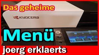 Kyocera  M5526 cdw Reinigung / Wartung geheimes Menü Streifen entfernen DIY Tutorial