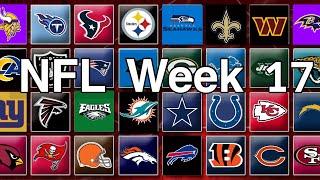 NFL Football Week 17 Picks & Predictions 2024