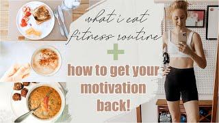 REALISTIC What I Eat in a Day! Fitness Routine + How to Get Your Motivation Back Vegetarian Mom of 3