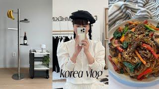 Korea vlog: i got a botox, new home decor, huge giveaway, cooking korean noodles & fashion week prep