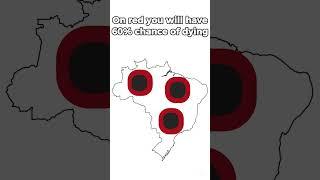 I put nukes on the map of Brazil #geography #flags #entertainment #countries #country