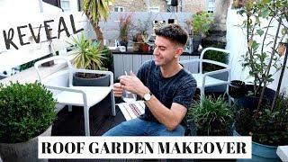 ROOF TERRACE MAKEOVER & REVEAL | small garden design ideas