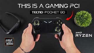 Tecno Pocket GO First Look! A Ryzen Powered Handheld Gaming Console!