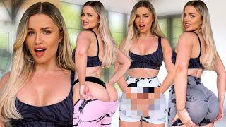 *SQUAT TEST Gym Booty Shorts Try On Haul | Daniella Hemsley