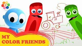 My Color Friends | New Episode Farm animals | Fun Videos W. Goo Goo & Color Crew From Baby First TV