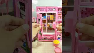 Satisfying with Unboxing & Review Hello Kitty Kitchen Set #hellokittykitchenset #hellokitty #shorts