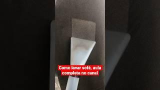 Como lavar sofá a seco #shorts #limpeza