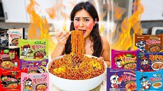 MIXING TOGETHER Every KOREAN SPICY Ramen Noodle Flavor!!