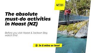 ️ The absolute must-do activities in Haast & Jackson Bay NZ - NZPocketGuide.com