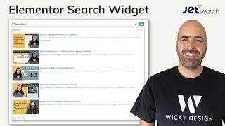 Elementor Search Bar [JetSearch Tutorial]