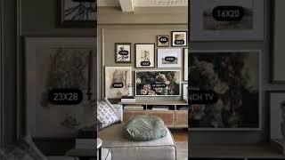 GALLERY WALL | SIZE GUIDE