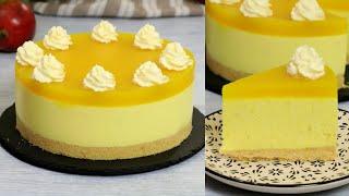 No-Bake Mango Cheesecake Recipe  Maryana Recipe (+Eng. Sub.)