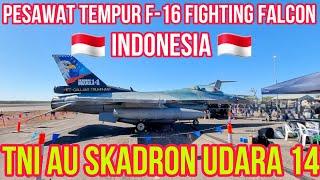 TNI AU BESERTA PESAWAT TEMPUR F-16 FIGHTING FALCON SKADRON UDARA 14 INDONESIADI DARWIN AUSTRALIA