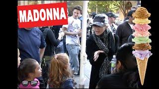 Madonna talking to kids about ice cream!