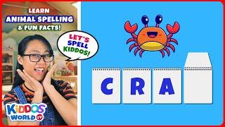 Learn Fun Animal Spelling & Animal Fun Facts with Miss V