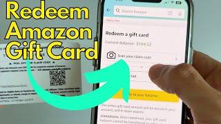 How to redeem Amazon gift card