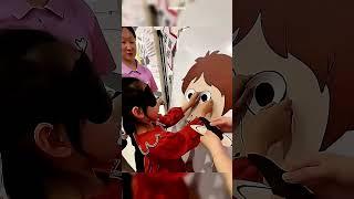Девочка с завязанными глазами поразила всех! #shorts