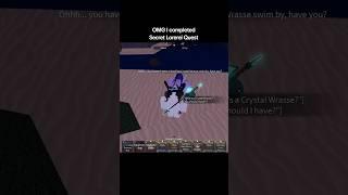 OMG I Completed Secret Lorerei Quest #roblox #fisch